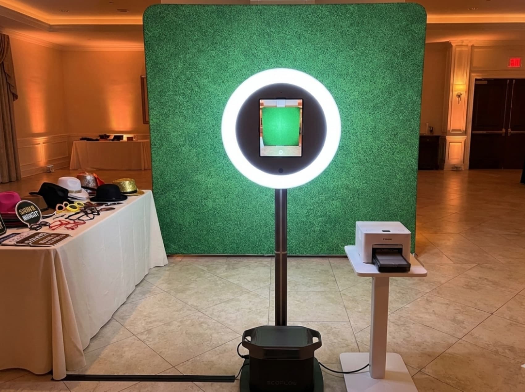 Open Air photo booth setup