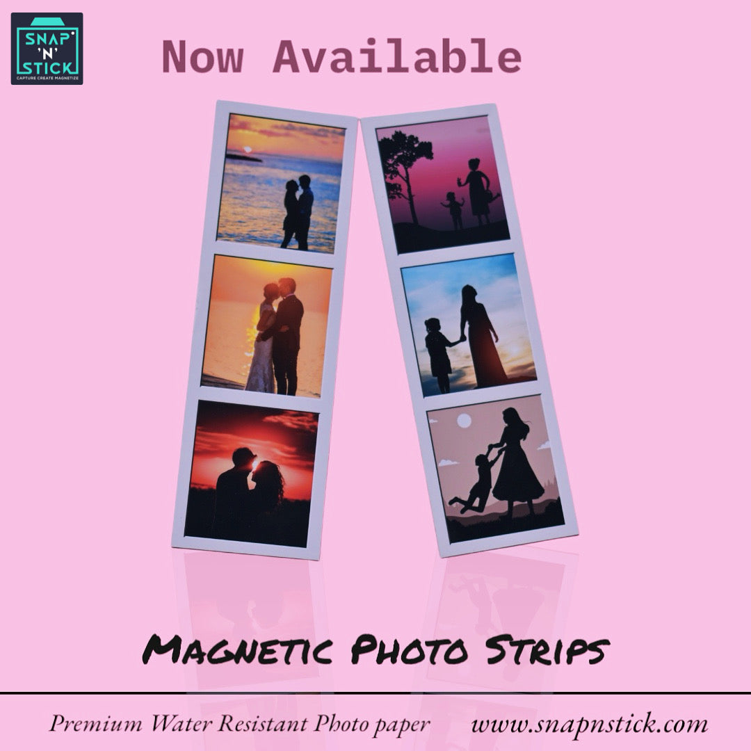 Magnetic Photo Strips 3 Photos