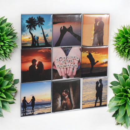 2x2 Metal Square Magnets