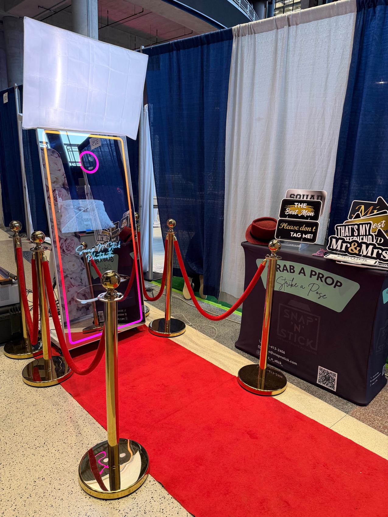 Magic Mirror with red carpet