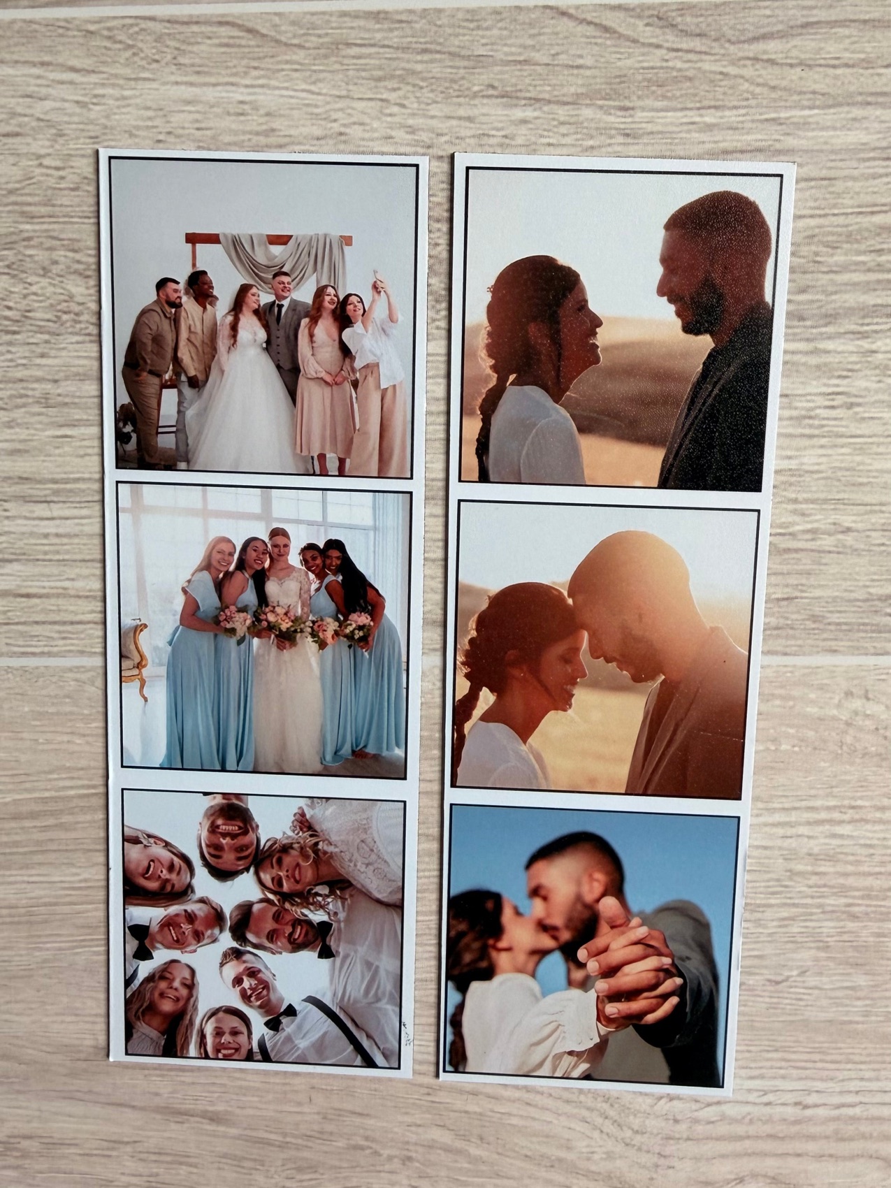 2×6 photo strip magnets