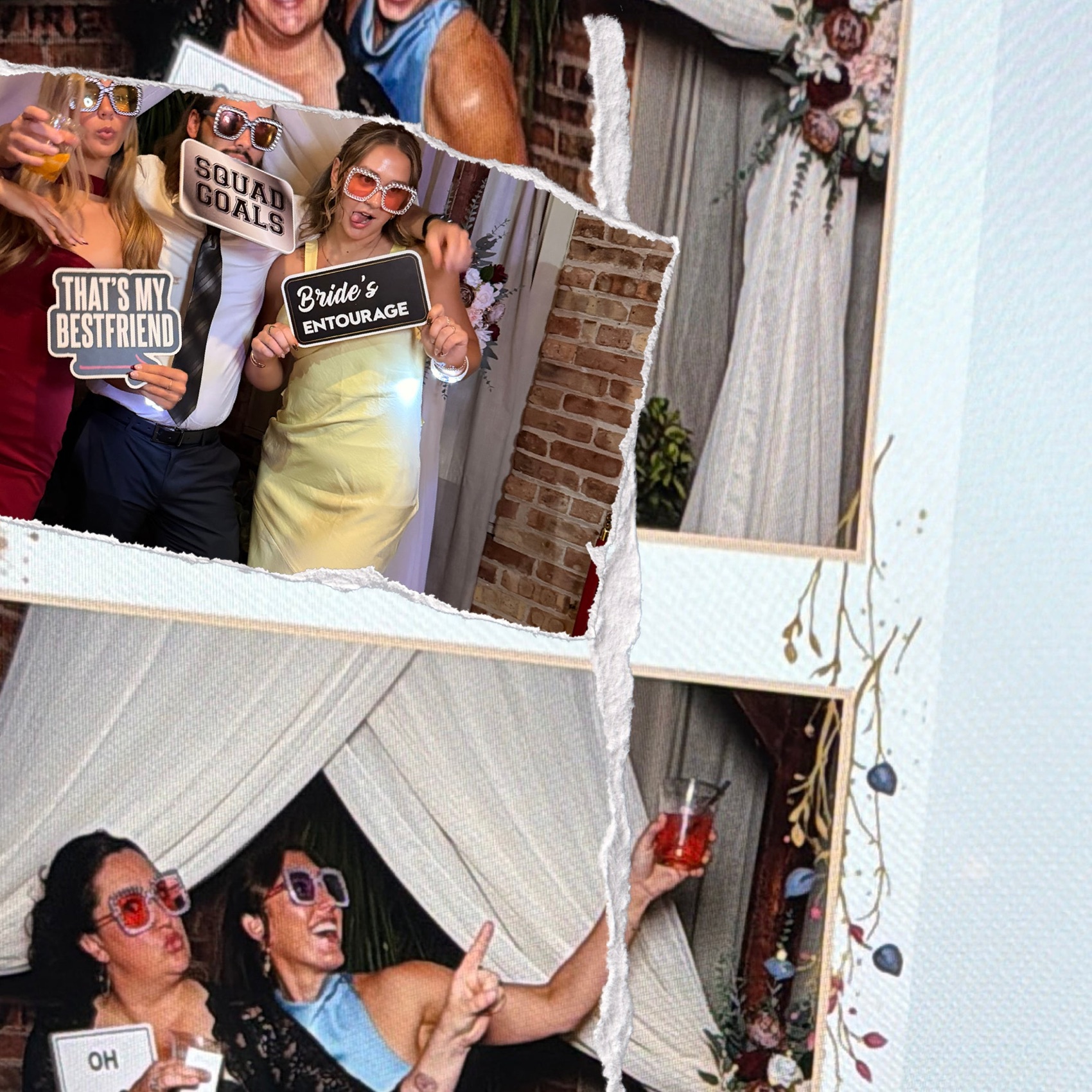 Snap'N'Stick booth in action